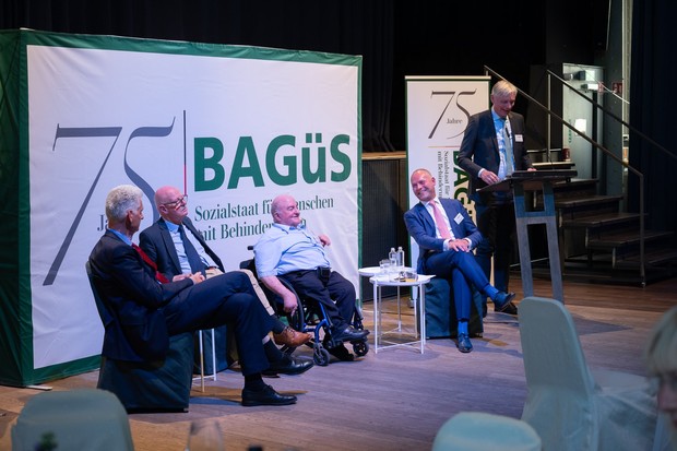 Talkrunde beim Rück- und Ausblick beim BAGüS-Jubiläum, Quelle: © BAGüS