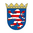Auf dem Bild ist das Wappen des Bundeslandes Hessen zu sehen.