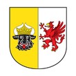 Auf dem Bild ist das Wappen des Bundeslandes Mecklenburg-Vorpommern zu sehen.