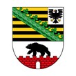 Auf dem Bild ist das Wappen des Bundeslandes Sachsen-Anhalt zu sehen.