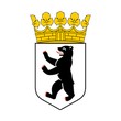 Auf dem Bild ist das Wappen des Bundeslandes Berlin zu sehen.
